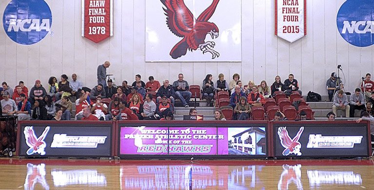 40ft digital scoring table at Montclair State University. Go Hawks!