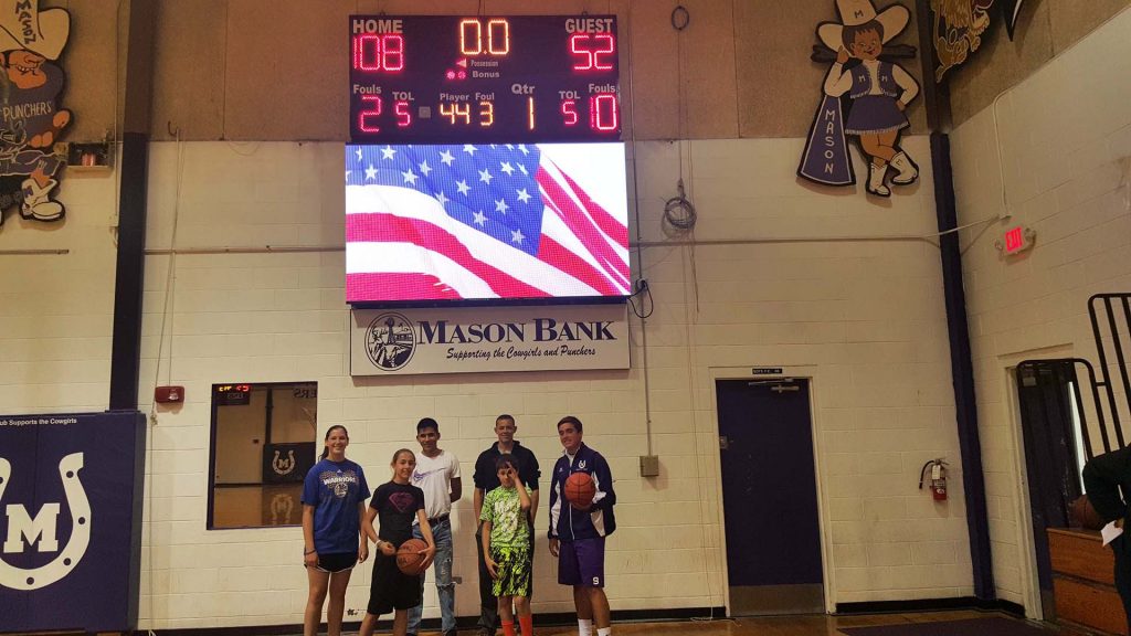 LED Video Display Board at Mason High School, TX